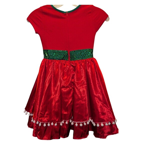 Jojo Siwa Nickelodeon Sequin Christmas Dress Size 6/6X - Picture 4 of 4